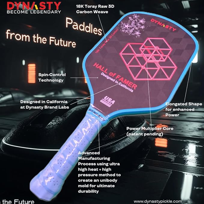 Dynasty: Hall of Famer (Aqua Blue) - Derby City Paddles