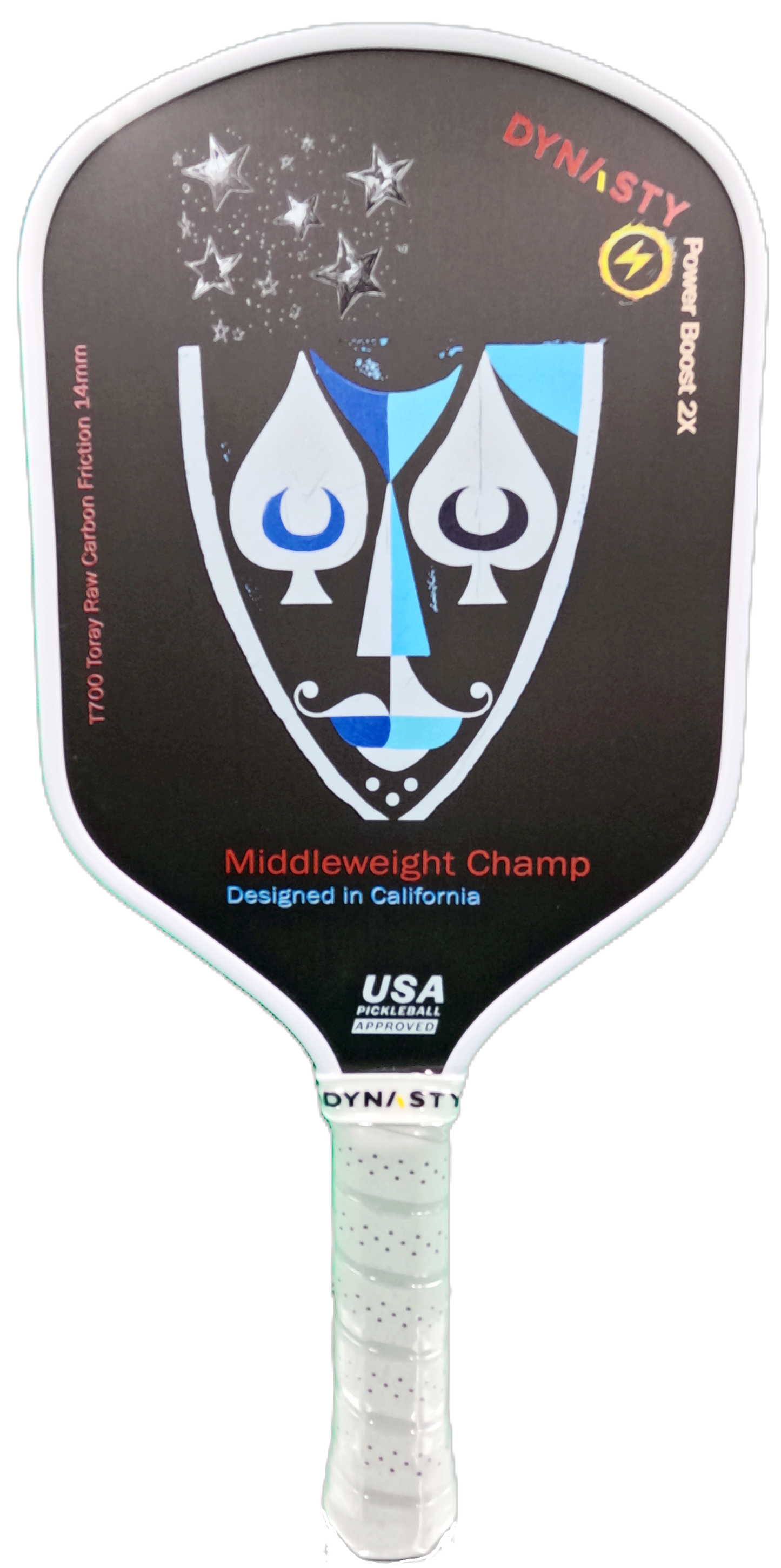 Dynasty: Middleweight Champ (White) - Derby City Paddles